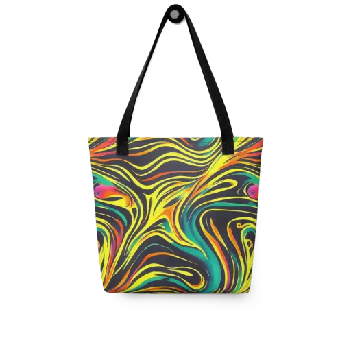 Cyborg Whirl on a Tote Bag