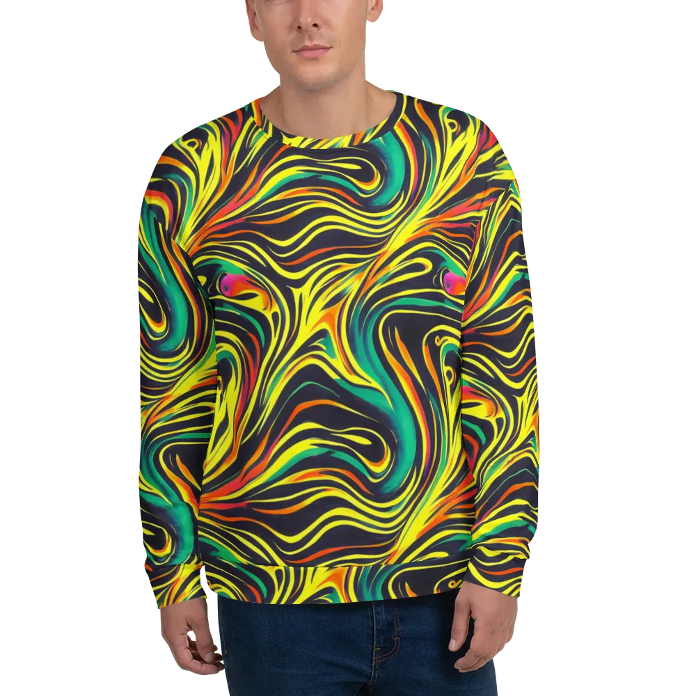 Cyborg Whirl on Sweatshirt — Front