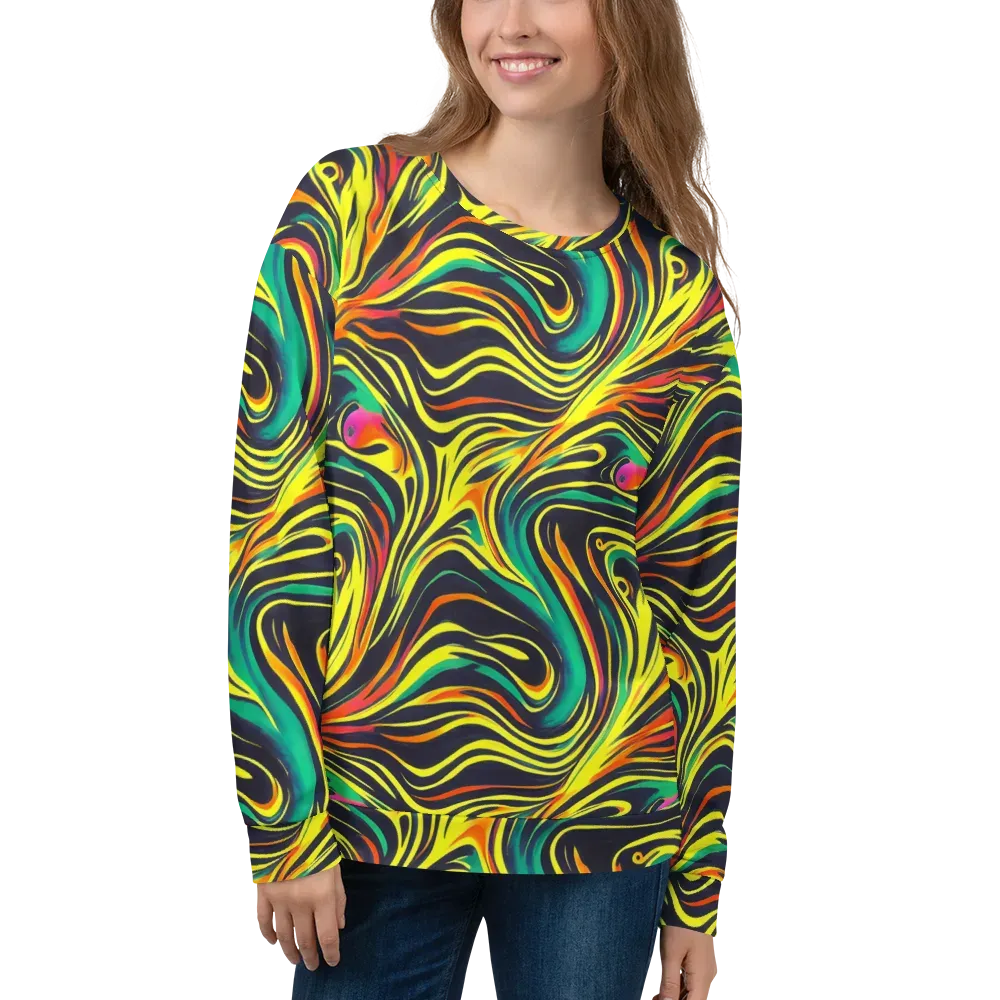 Cyborg Whirl on Sweatshirt — Front