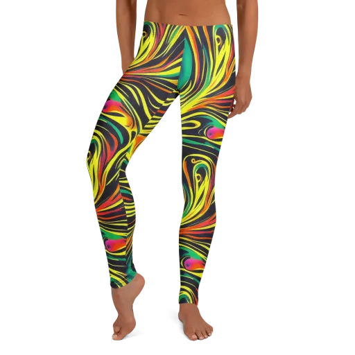 Cyborg Whirl on a Leggings