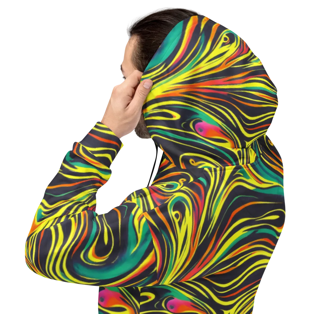Cyborg Whirl on Hoodie — Back