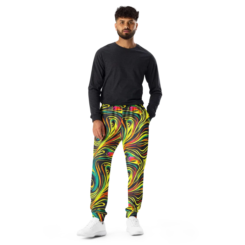 Cyborg Whirl on Men's Joggers — Front