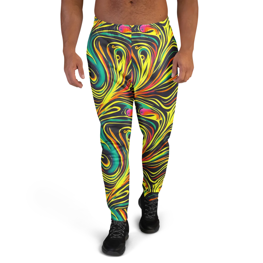 Cyborg Whirl on Men's Joggers — Front