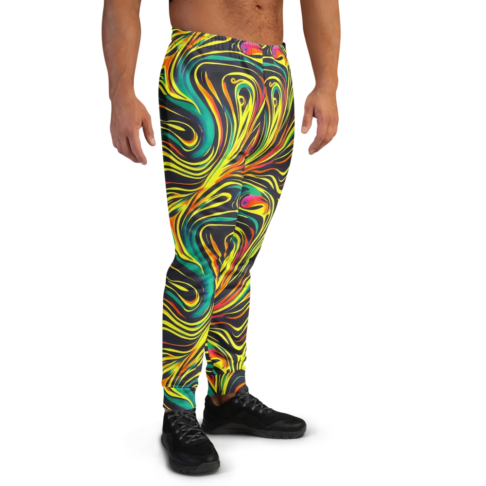 Cyborg Whirl on Men's Joggers — Right