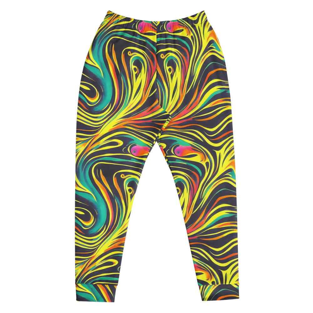 Cyborg Whirl on Men's Joggers — Front