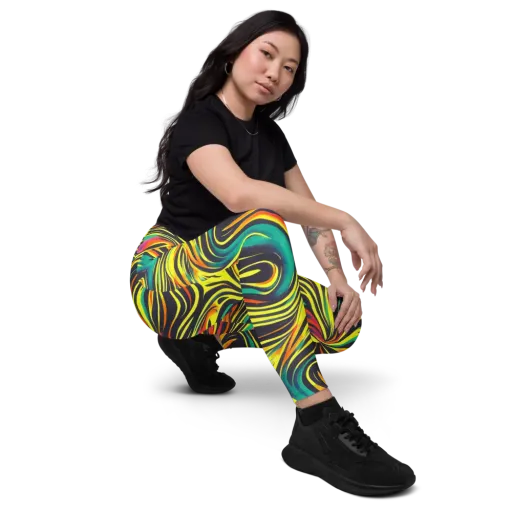 Cyborg Whirl on a Leggings with Pockets