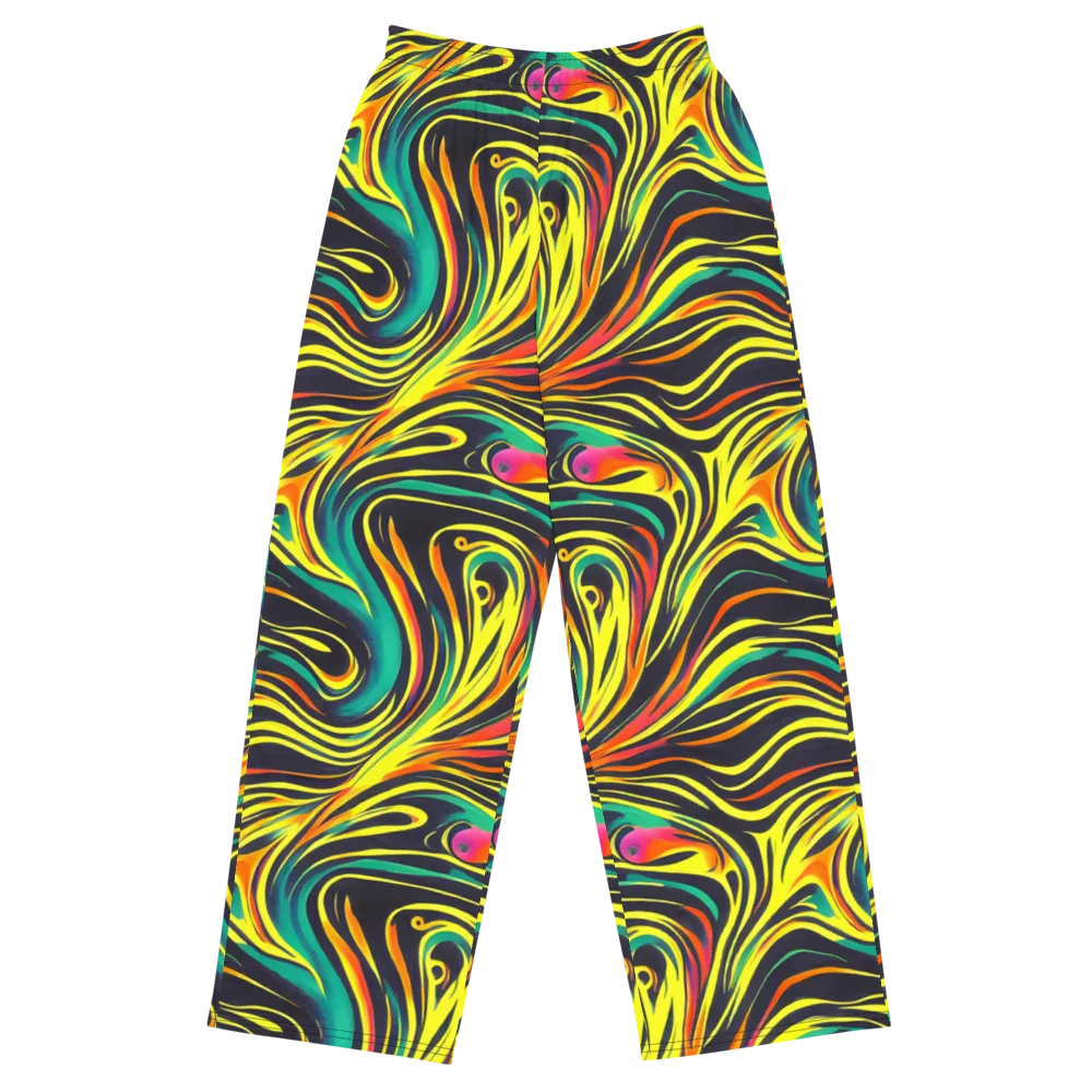 Cyborg Whirl on Wide-Leg Pants — Front