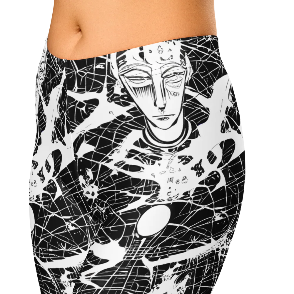 Stormy Serenity on Capri Leggings — Zoomed-in