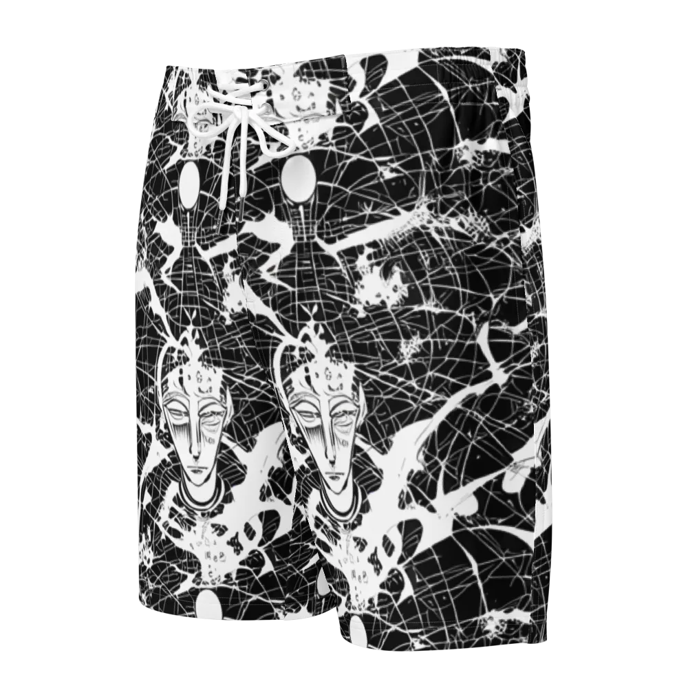 Stormy Serenity on Men's Board Shorts — Front