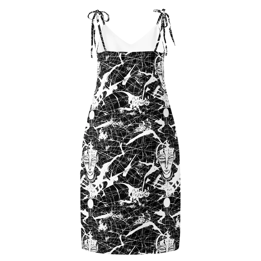 Stormy Serenity on Slip Dress — Back