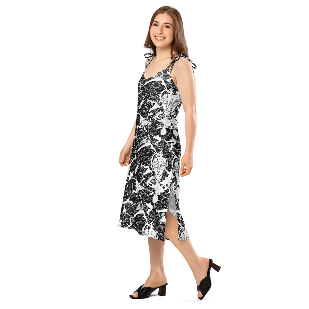 Stormy Serenity on Slip Dress — Left Front