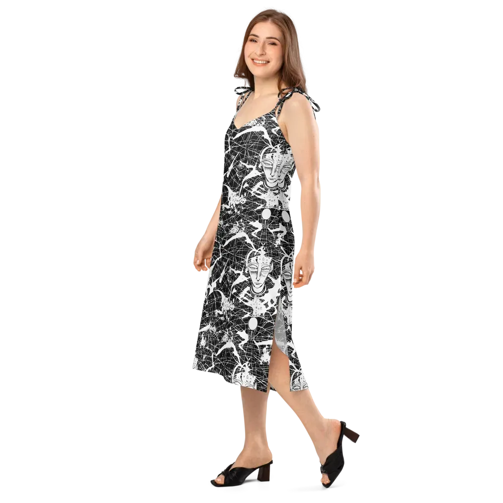 Stormy Serenity on Slip Dress — Left Front