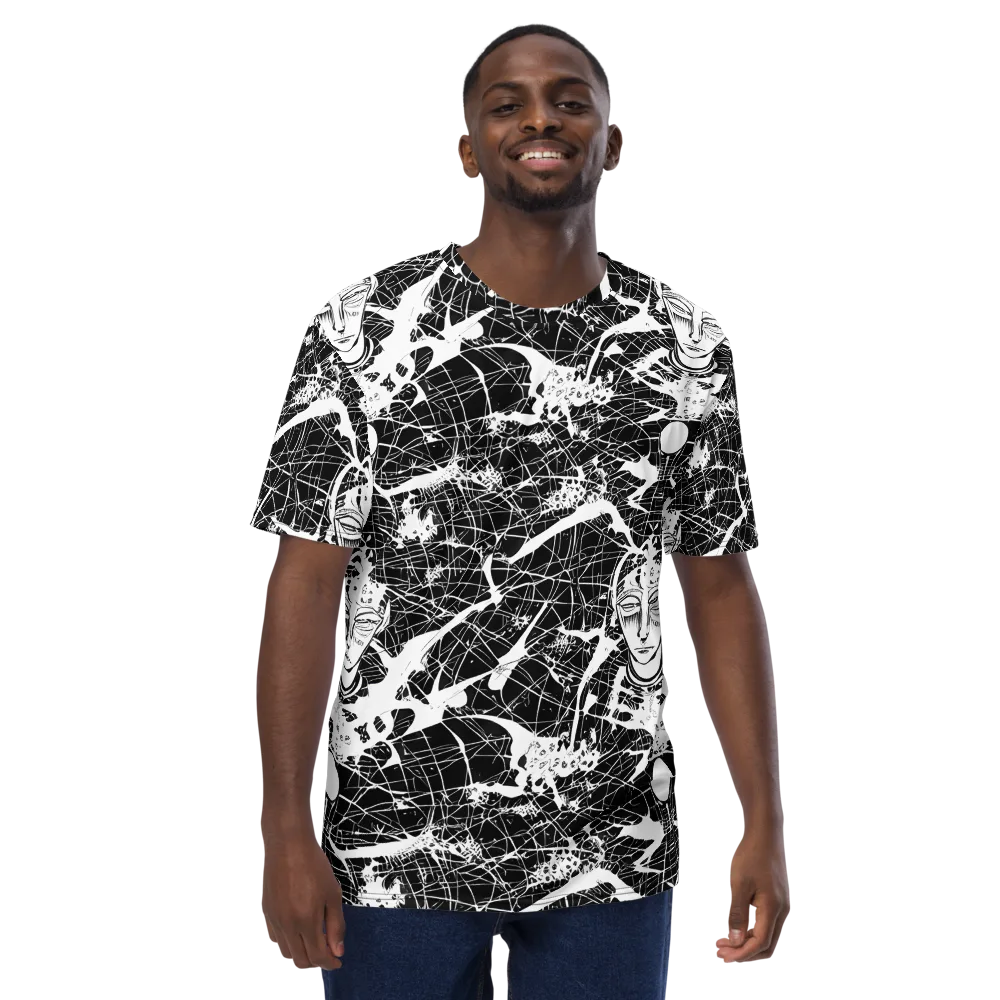 Stormy Serenity on Men's Crew Neck T-Shirt — Front
