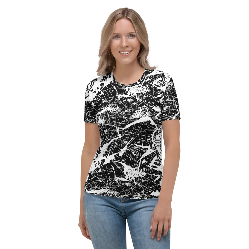 Stormy Serenity on Women's Crew Neck T-Shirt — Front