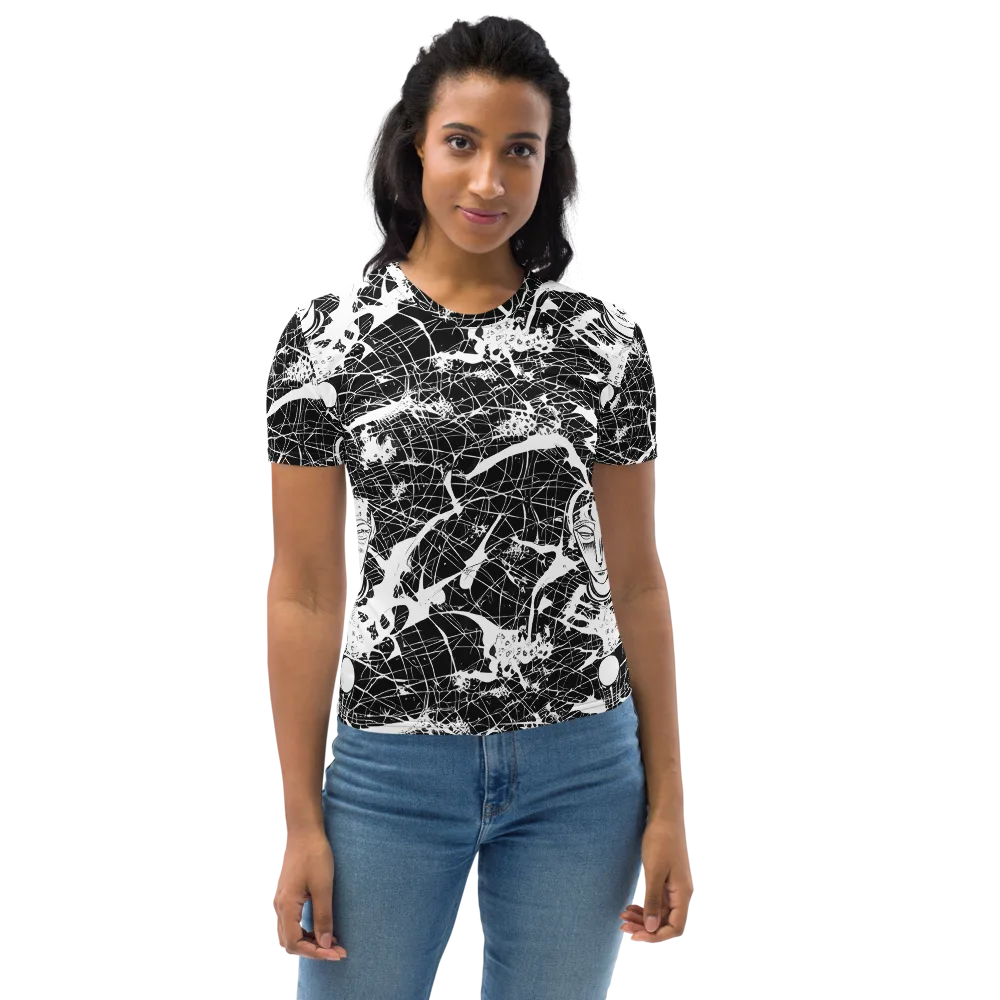 Stormy Serenity on Women's Crew Neck T-Shirt — Front