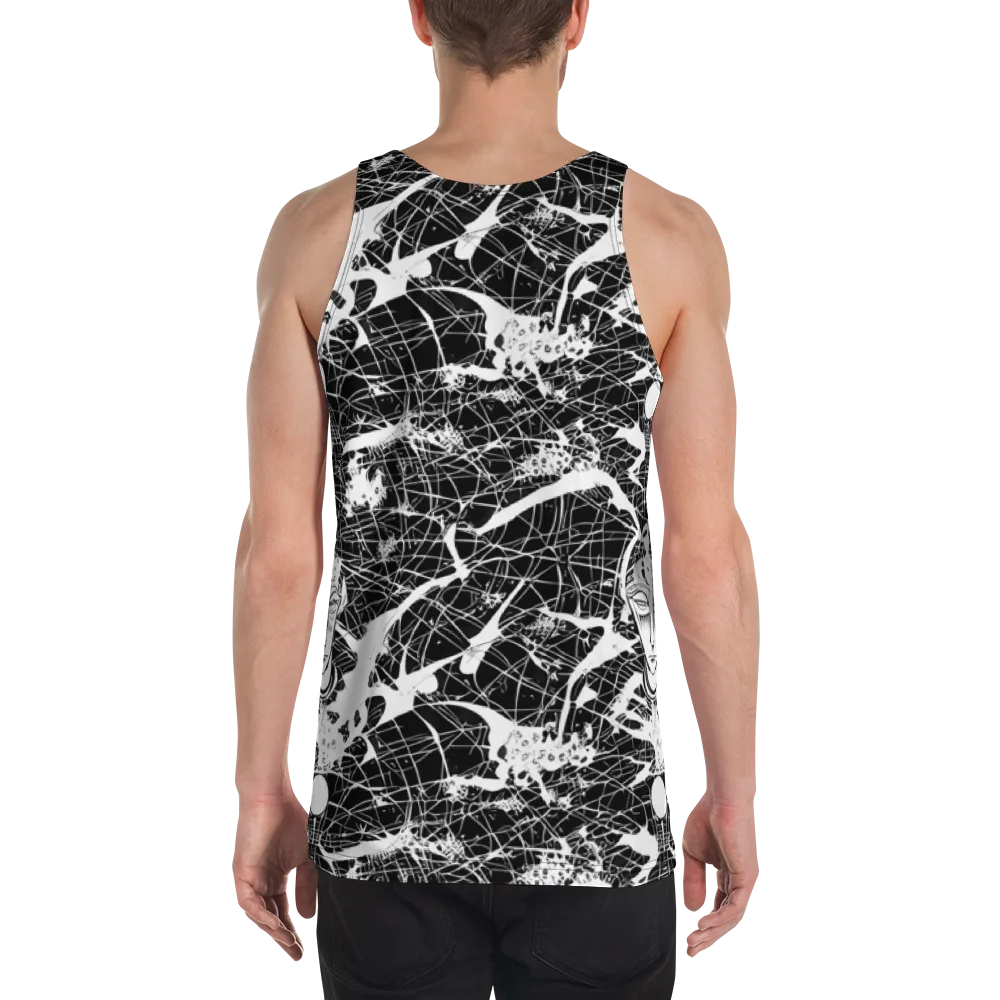 Stormy Serenity on Men's Tank Top — Back