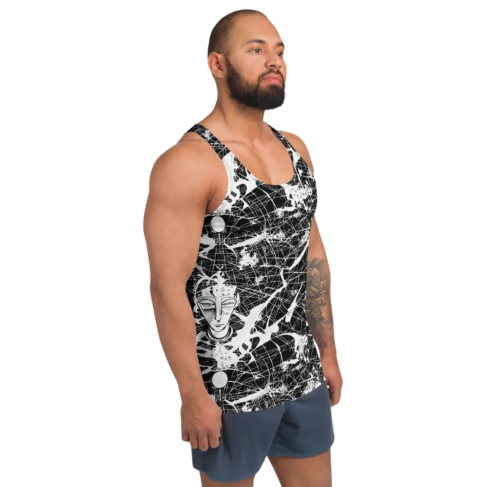 Stormy Serenity on Men's Tank Top — Right Front