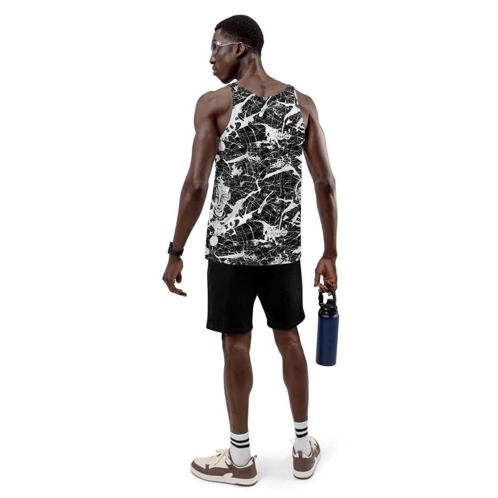 Stormy Serenity on Men's Tank Top — Back
