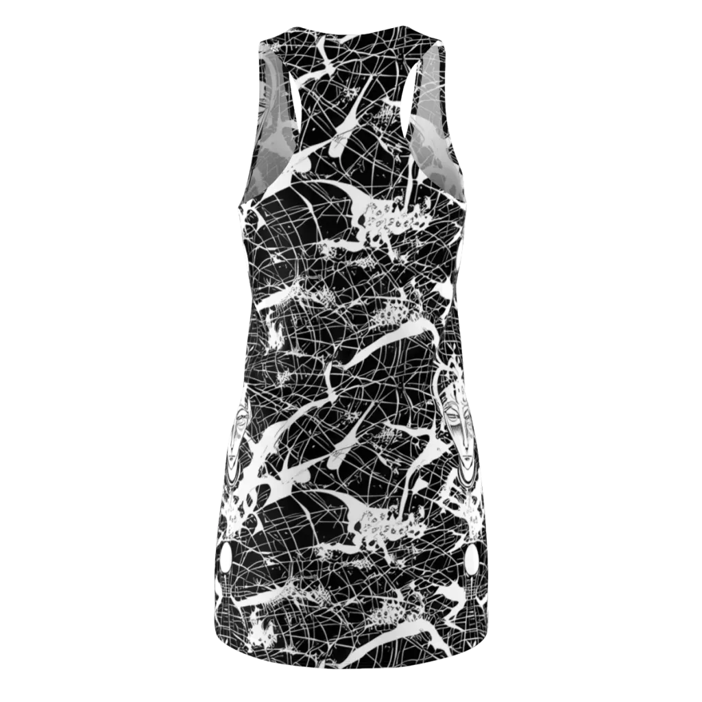 Stormy Serenity on Racerback Dress — Back