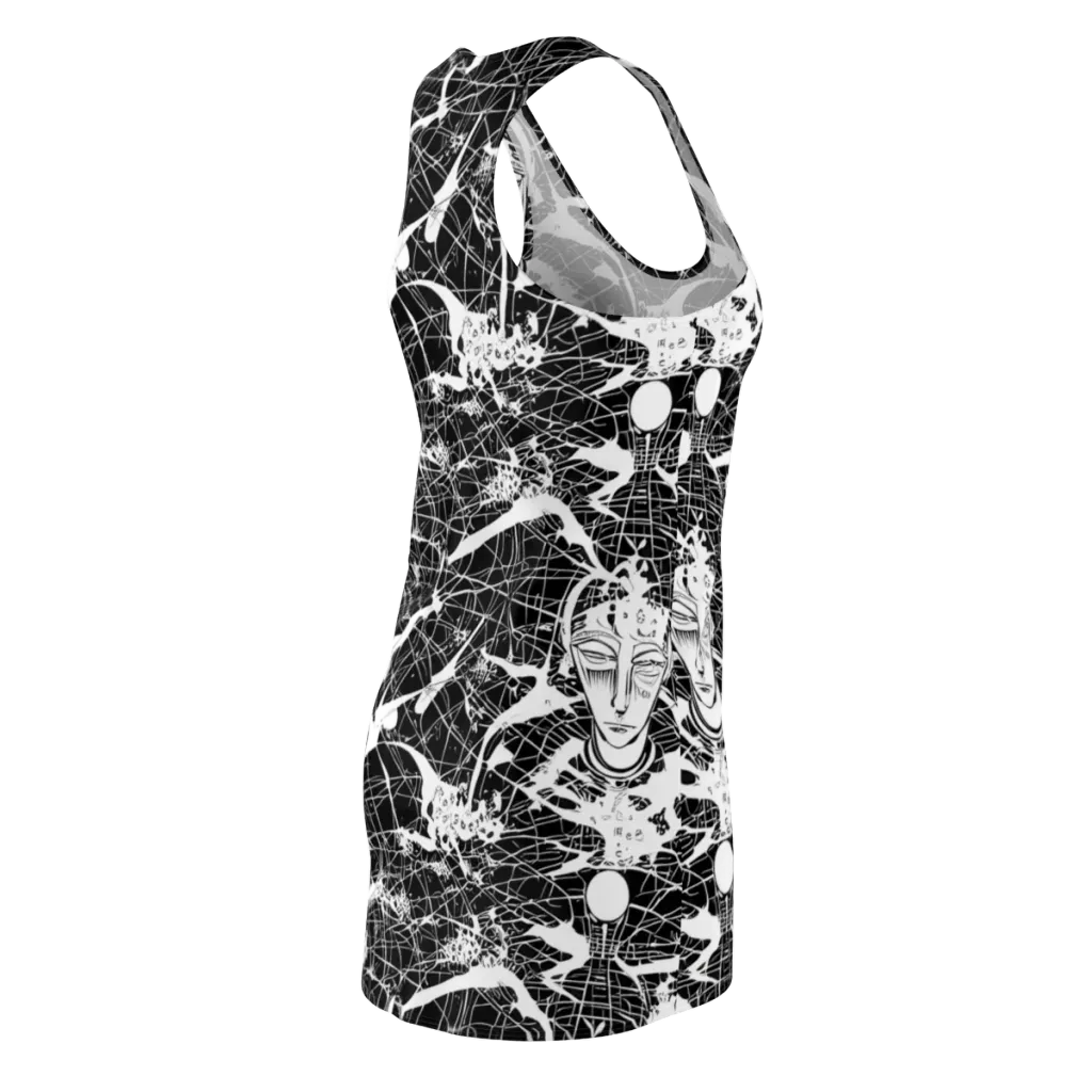 Stormy Serenity on Racerback Dress — Back Side