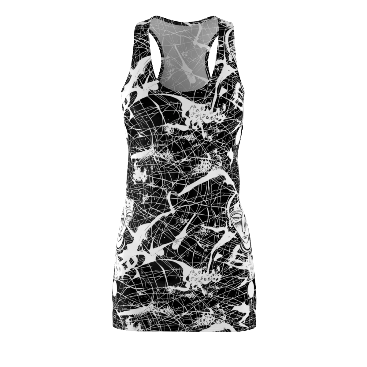 Stormy Serenity on Racerback Dress — Front