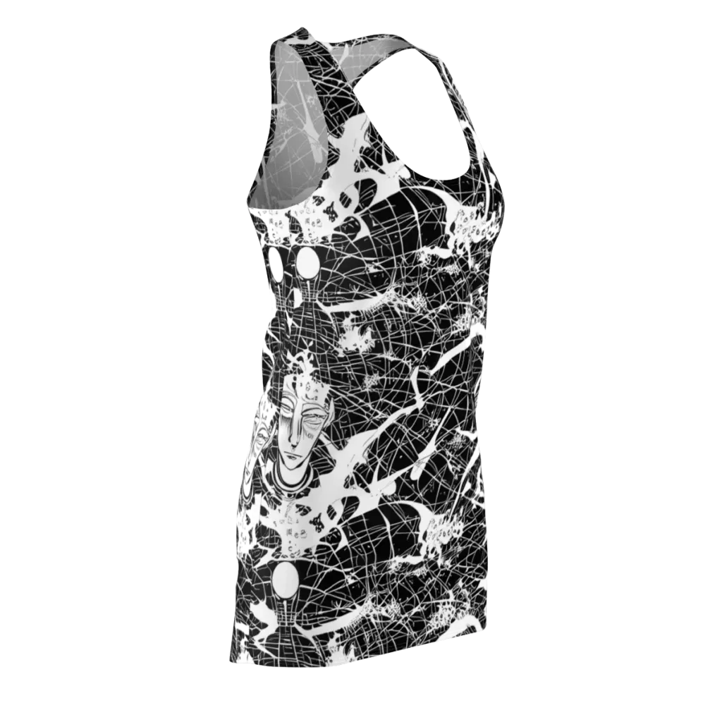 Stormy Serenity on Racerback Dress — Front Side