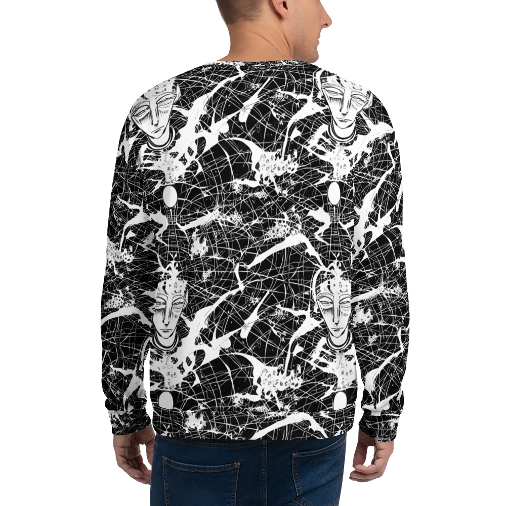 Stormy Serenity on Sweatshirt — Back