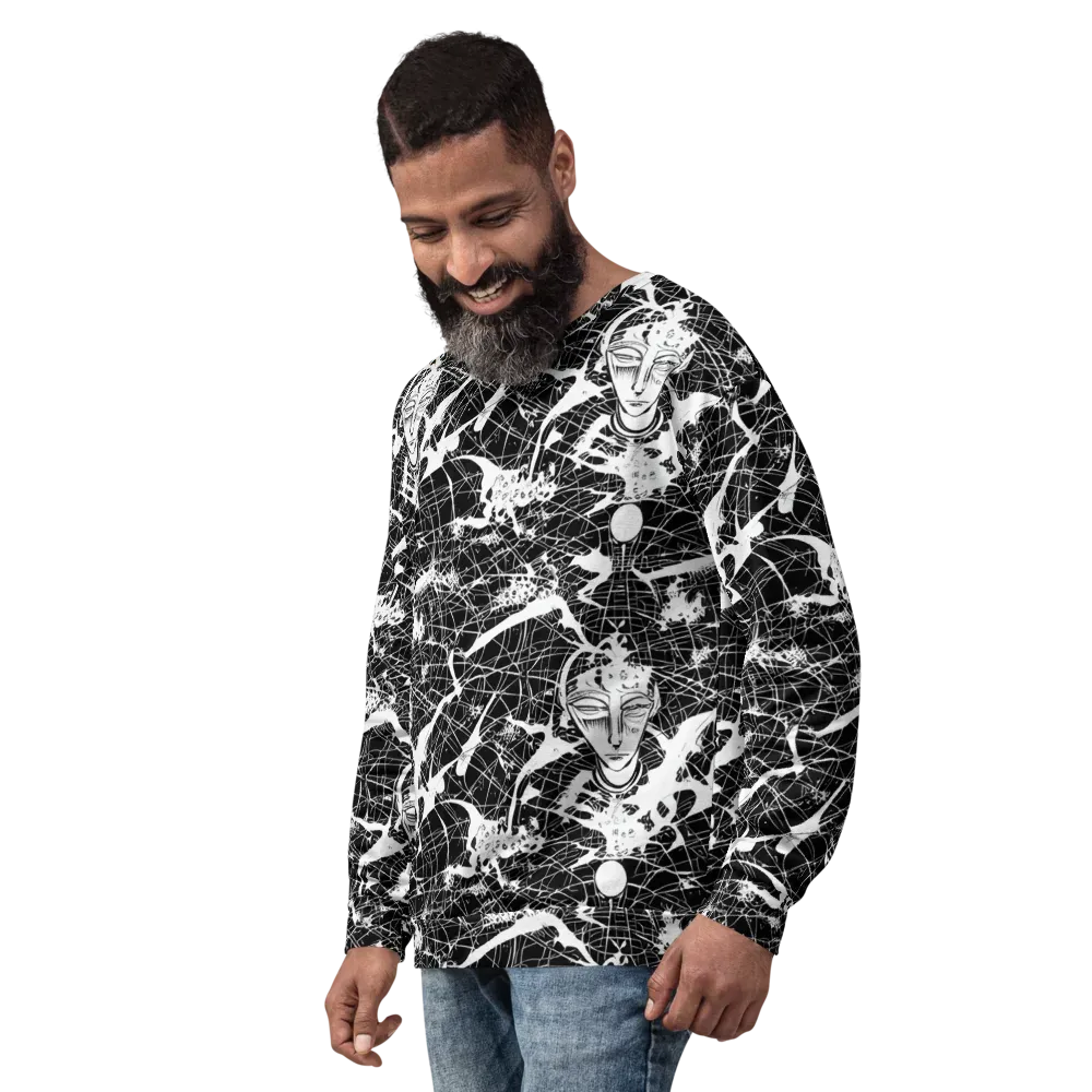 Stormy Serenity on Sweatshirt — Left Front