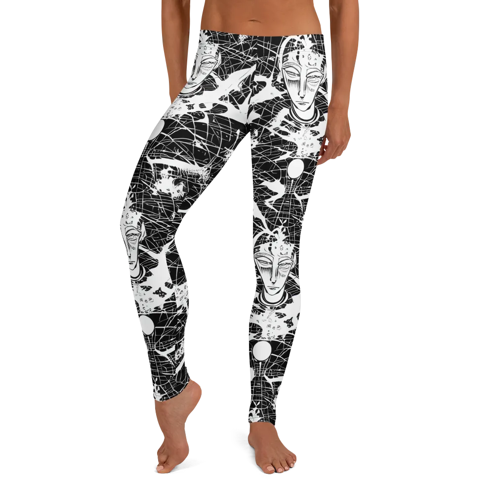 Stormy Serenity on Leggings — Front