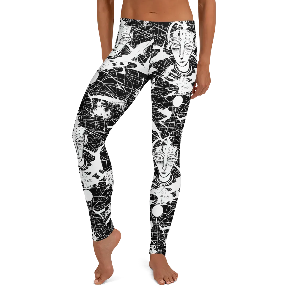 Stormy Serenity on Leggings — Front