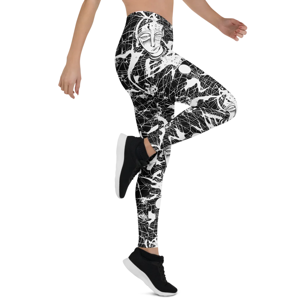 Stormy Serenity on Leggings — Right