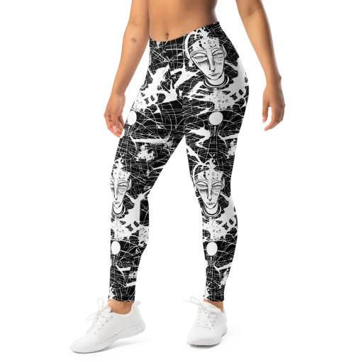 Stormy Serenity on a Leggings