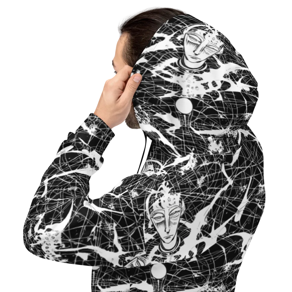 Stormy Serenity on Hoodie — Back