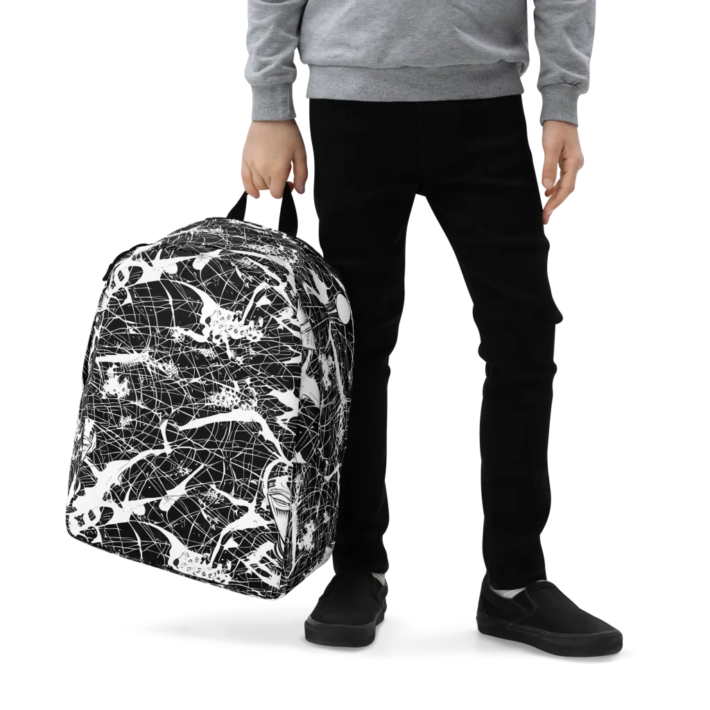 Stormy Serenity on Minimalist Backpack — Zoomed-in