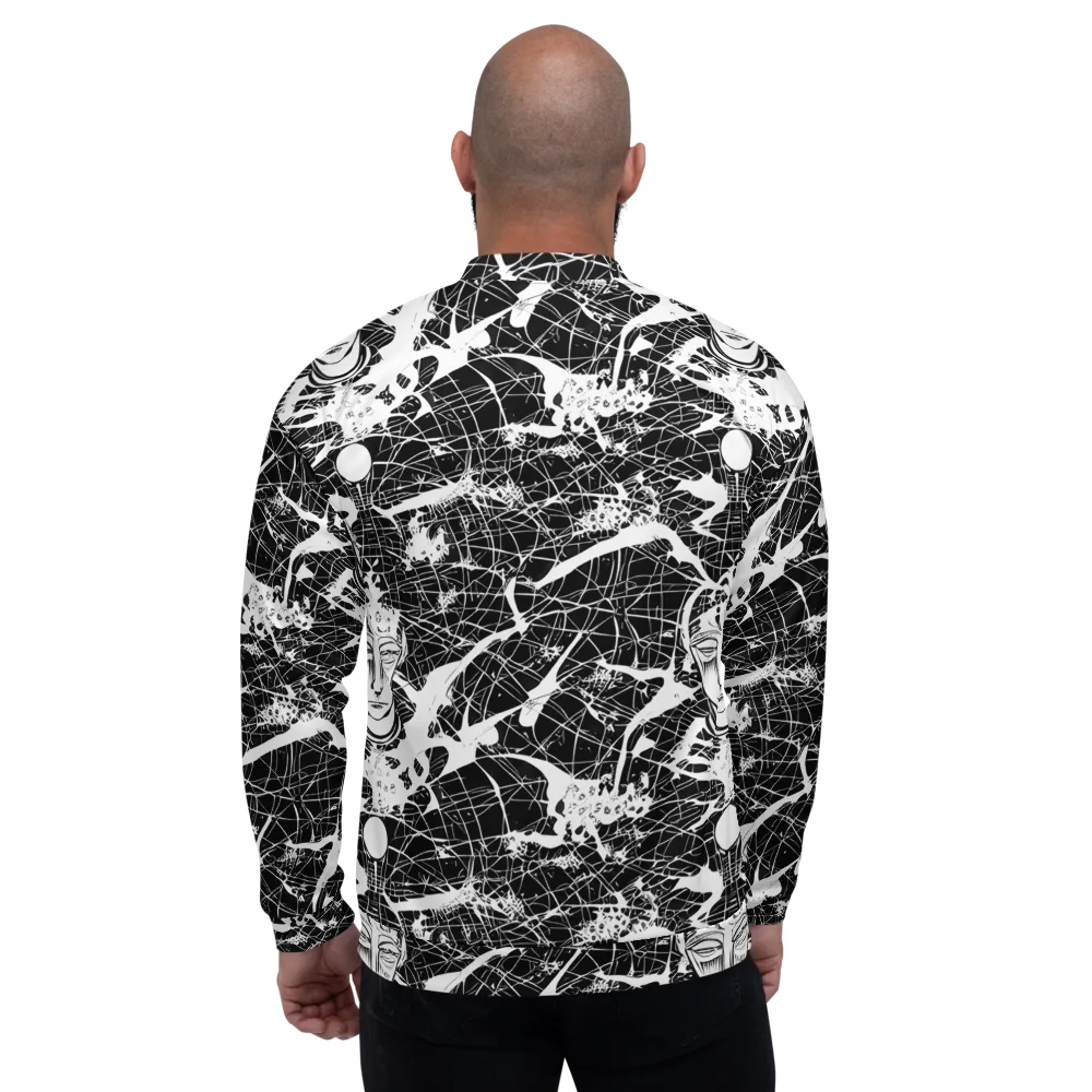 Stormy Serenity on Bomber Jacket — Back