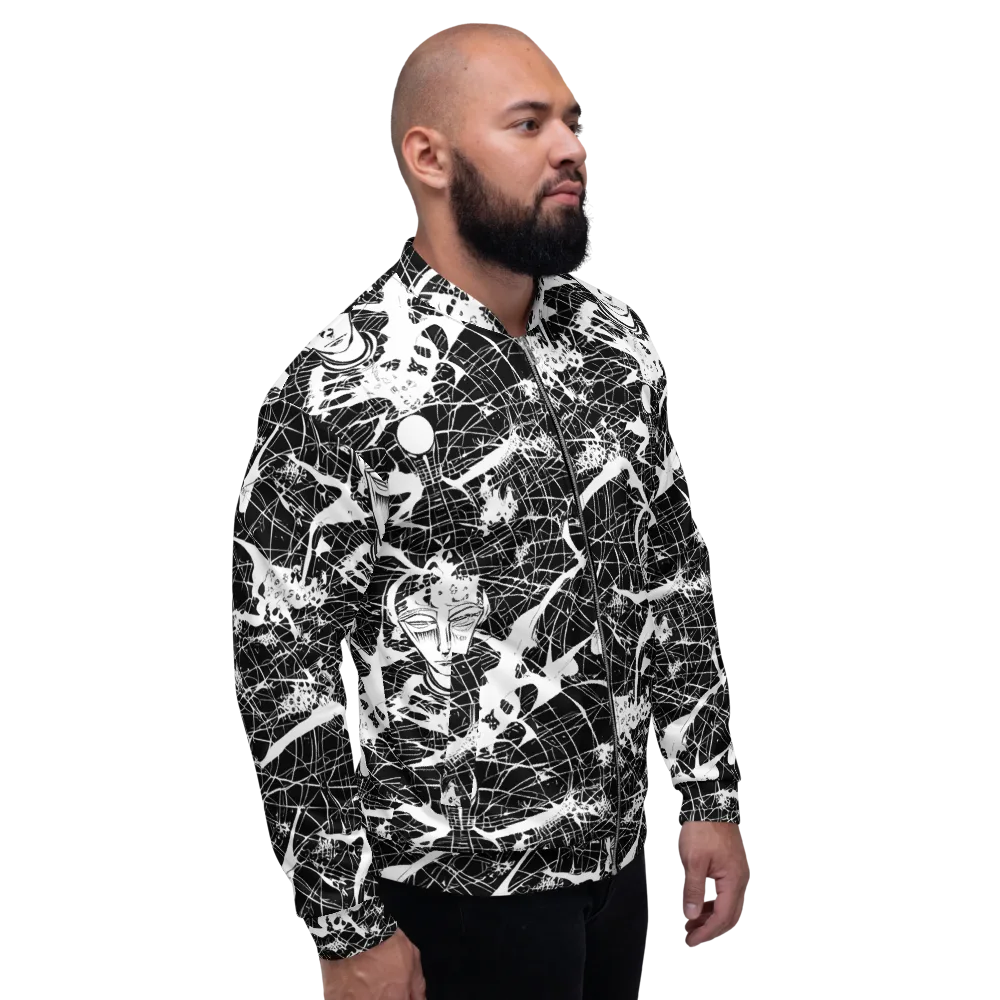 Stormy Serenity on Bomber Jacket — Right