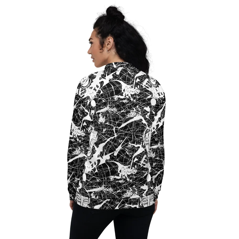 Stormy Serenity on Bomber Jacket — Back