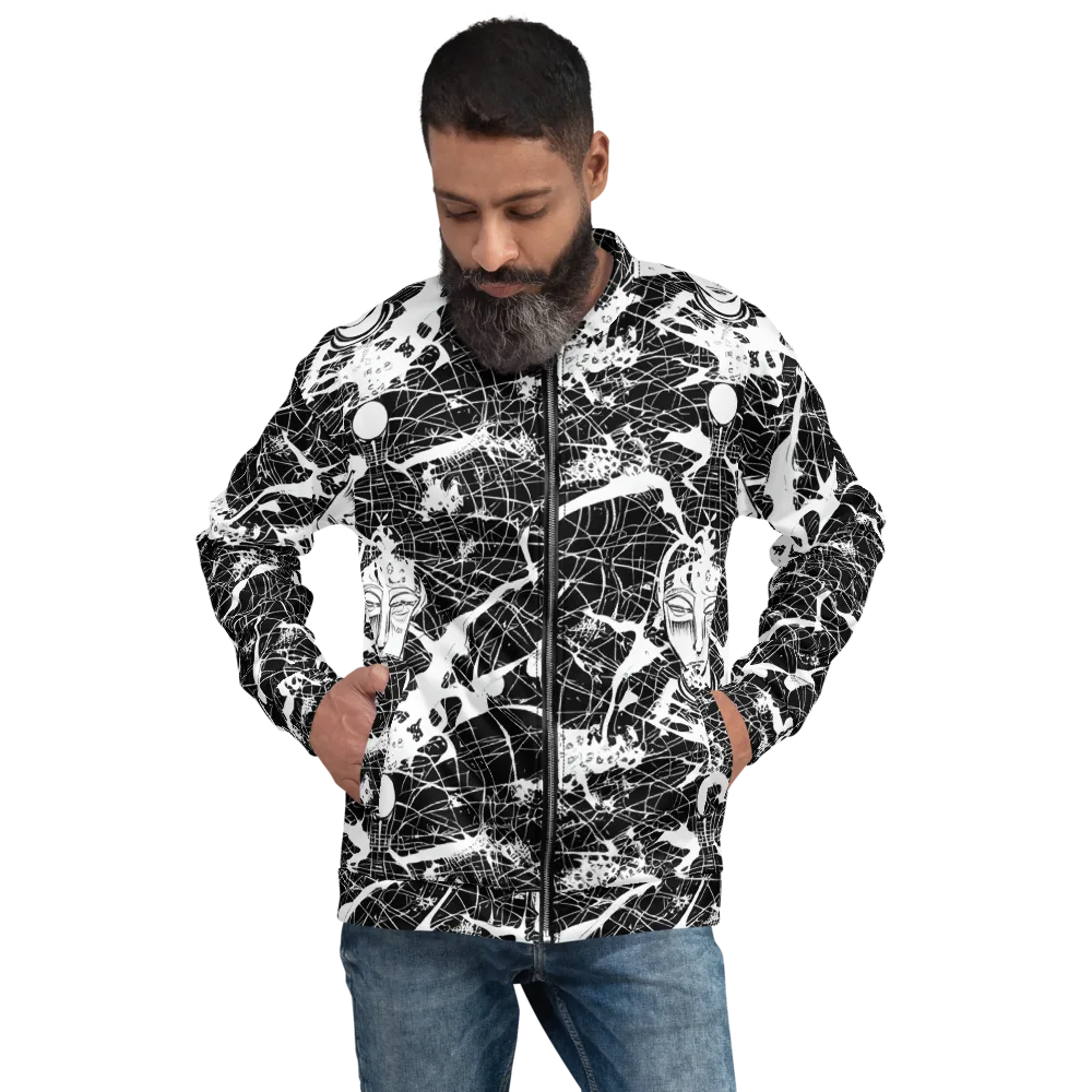 Stormy Serenity on Bomber Jacket — Front
