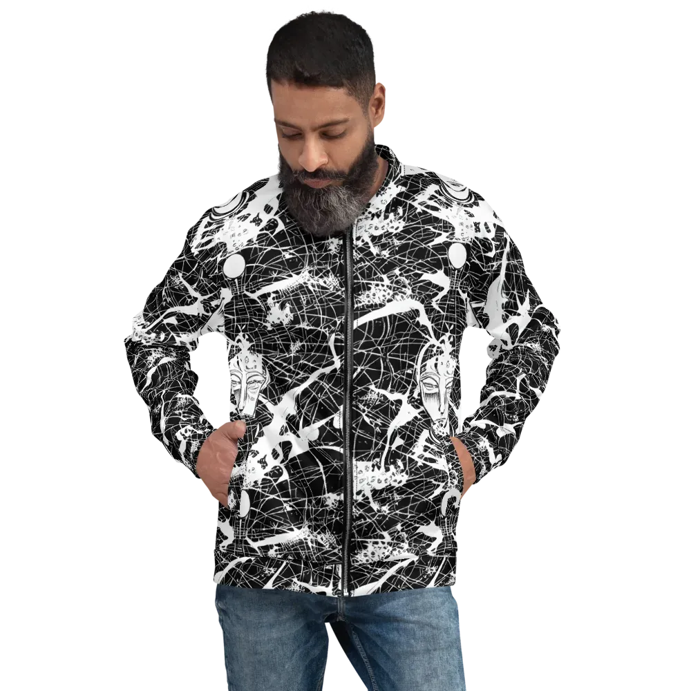 Stormy Serenity on Bomber Jacket — Front
