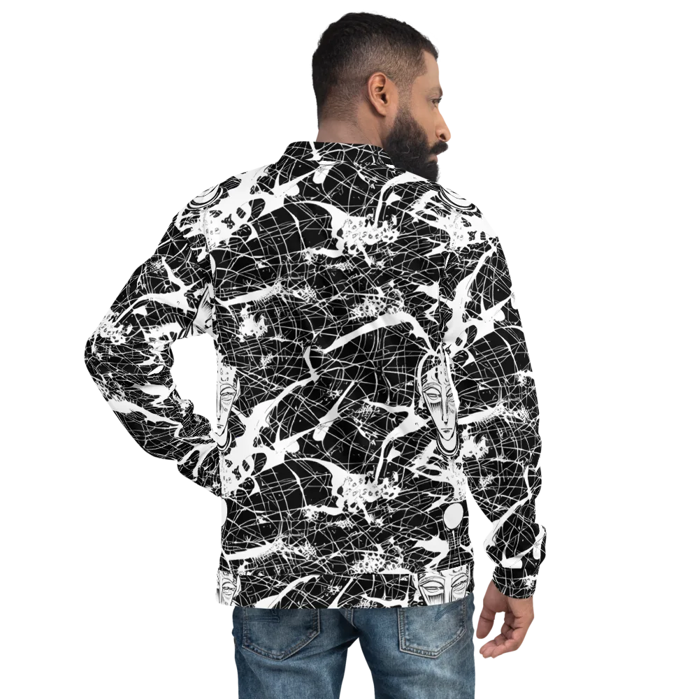Stormy Serenity on Bomber Jacket — Back