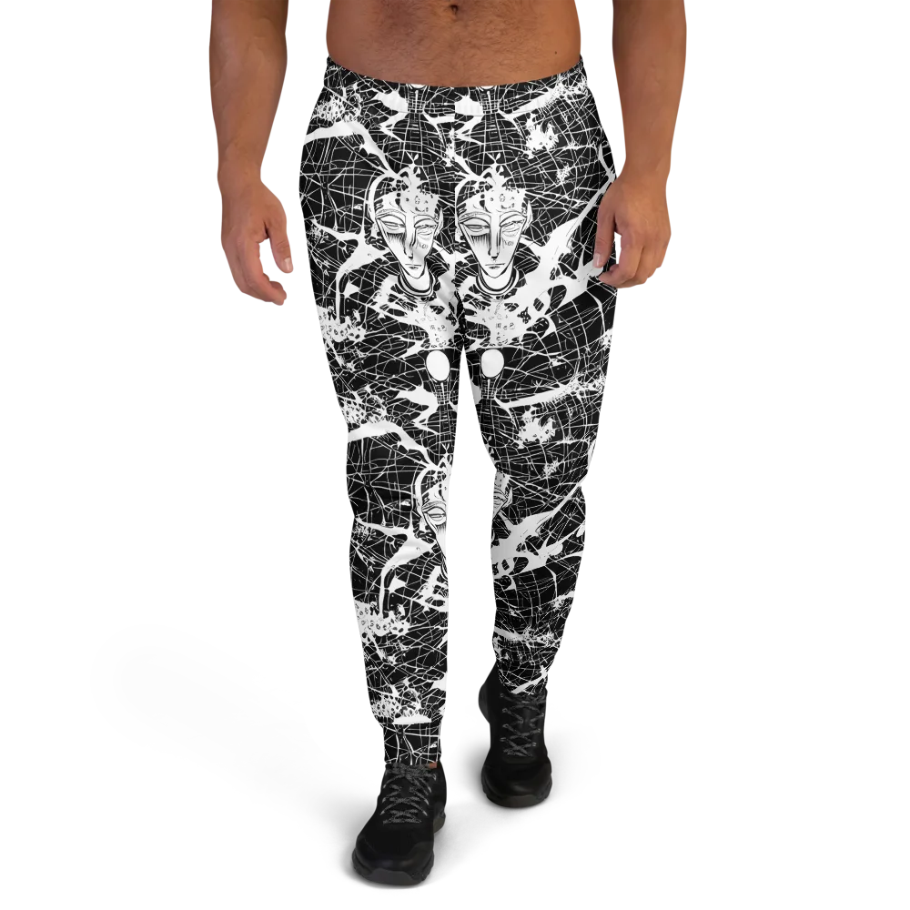 Stormy Serenity on Men's Joggers — Front