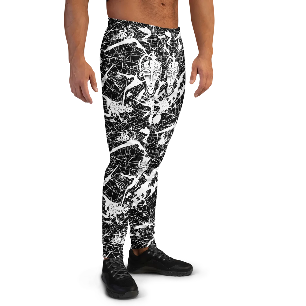 Stormy Serenity on Men's Joggers — Right
