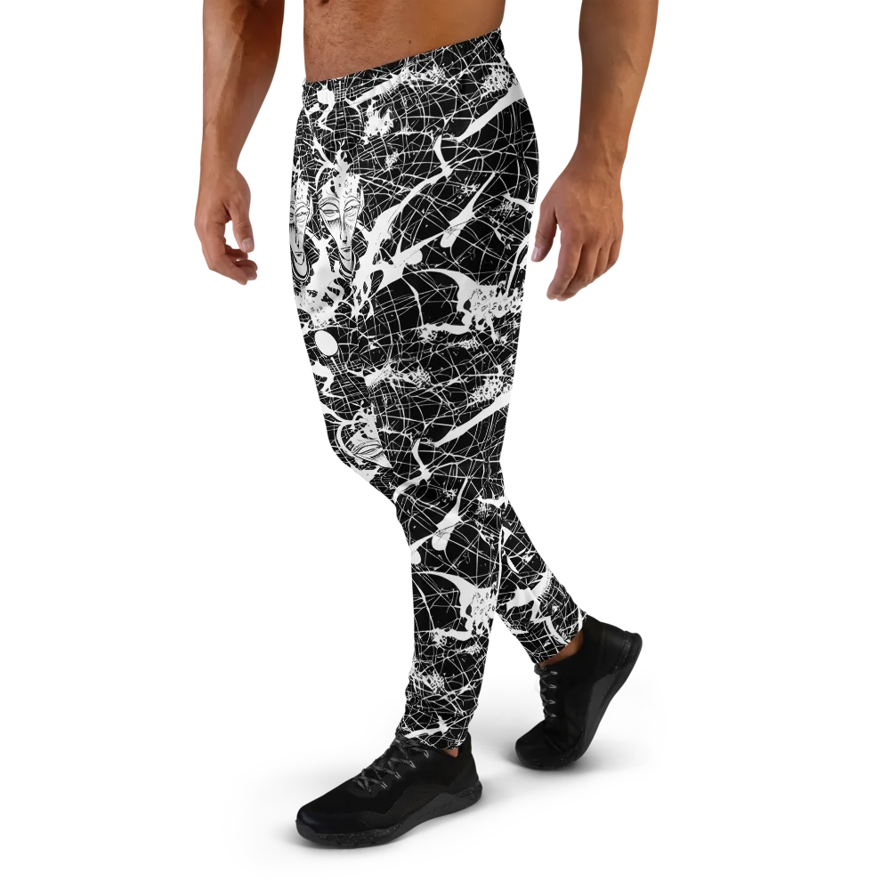 Stormy Serenity on Men's Joggers — Left