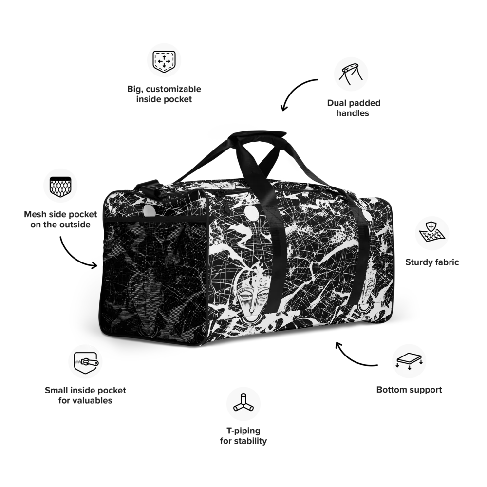 Stormy Serenity on Duffle Bag — Right Front