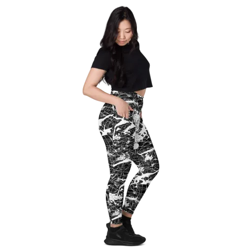 Stormy Serenity on a Leggings with Pockets