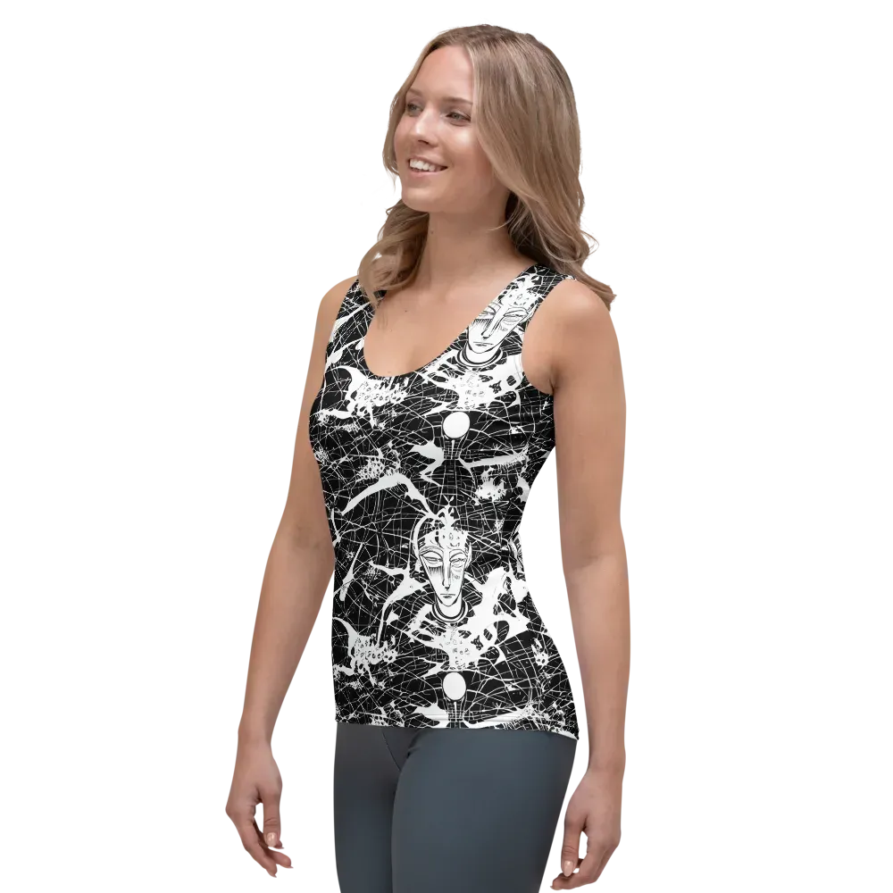Stormy Serenity on Women's Tank Top — Left Front