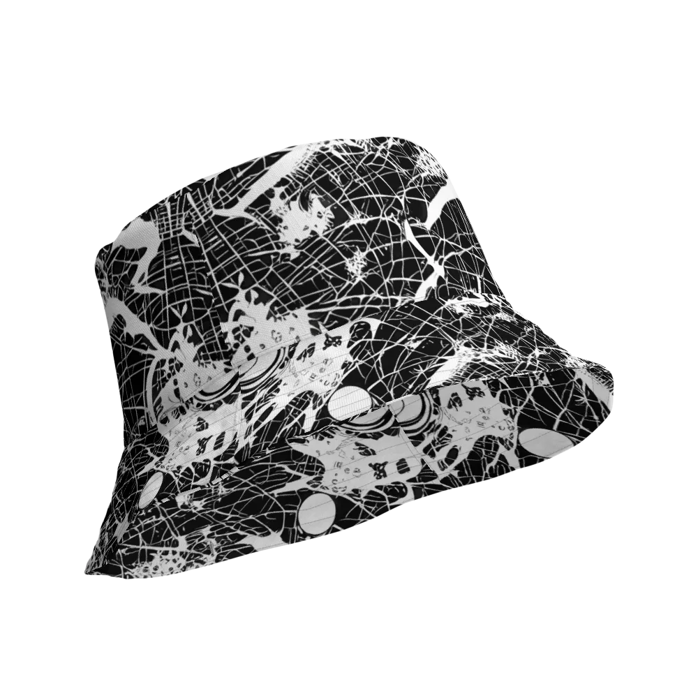 Stormy Serenity on Reversible Bucket Hat — Product details Outside