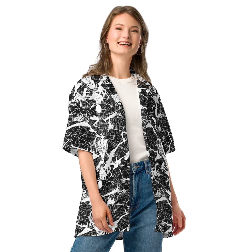 Stormy Serenity on Button Shirt — Front