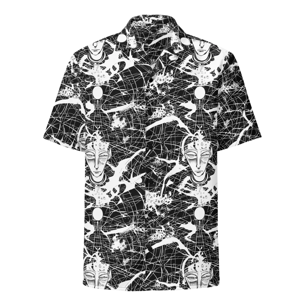 Stormy Serenity on Button Shirt — Front