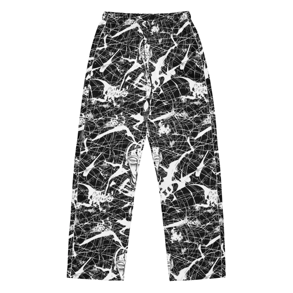 Stormy Serenity on Women's Pajama Pants — Front